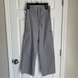 Unisex Spectrum UltraSoft Cargo Scrub Pant Light Grey Size XS 27-28 waist